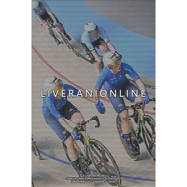 16-02-2025 European Championships Elite Women Track; Giornata 05; 2025, Italia; Guazzini, Vittoria; Consonni, Chiara; Zolder Velodromo; ©SIROTTI - AGENZIA ALDO LIVERANI SAS