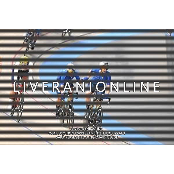 16-02-2025 European Championships Elite Women Track; Giornata 05; 2025, Italia; Guazzini, Vittoria; Consonni, Chiara; Zolder Velodromo; ©SIROTTI - AGENZIA ALDO LIVERANI SAS