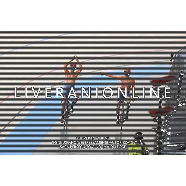 16-02-2025 European Championships Elite Women Track; Giornata 05; 2025, Olanda; Van Belle, Lisa; Van Der Duin, Maike; Zolder Velodromo; ©SIROTTI - AGENZIA ALDO LIVERANI SAS