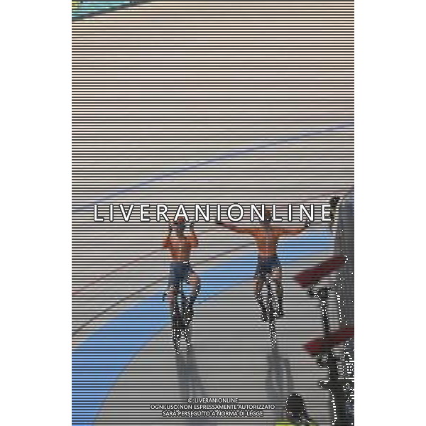 16-02-2025 European Championships Elite Women Track; Giornata 05; 2025, Olanda; Van Belle, Lisa; Van Der Duin, Maike; Zolder Velodromo; ©SIROTTI - AGENZIA ALDO LIVERANI SAS