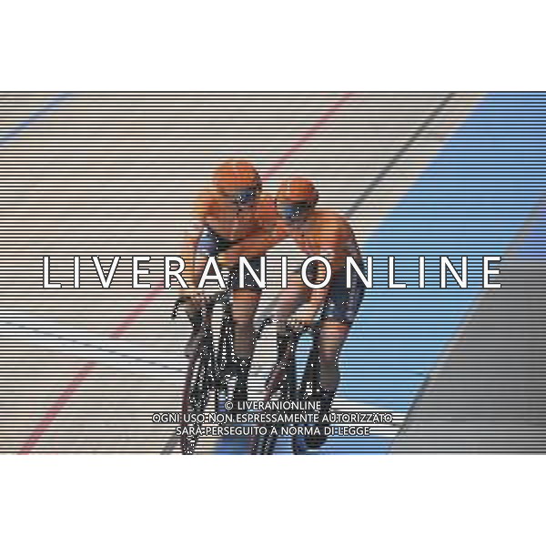 16-02-2025 European Championships Elite Women Track; Giornata 05; 2025, Olanda; Van Belle, Lisa; Van Der Duin, Maike; Zolder Velodromo; ©SIROTTI - AGENZIA ALDO LIVERANI SAS
