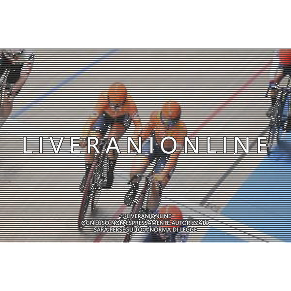 16-02-2025 European Championships Elite Women Track; Giornata 05; 2025, Olanda; Van Belle, Lisa; Van Der Duin, Maike; Zolder Velodromo; ©SIROTTI - AGENZIA ALDO LIVERANI SAS