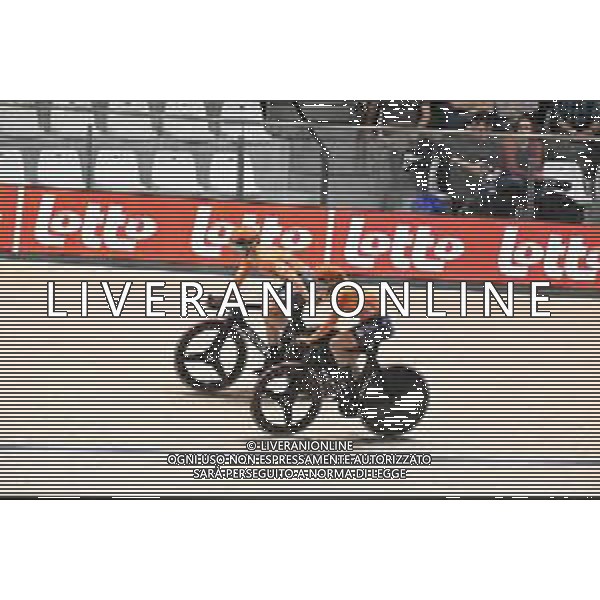 16-02-2025 European Championships Elite Women Track; Giornata 05; 2025, Olanda; Van Belle, Lisa; Van Der Duin, Maike; Zolder Velodromo; ©SIROTTI - AGENZIA ALDO LIVERANI SAS