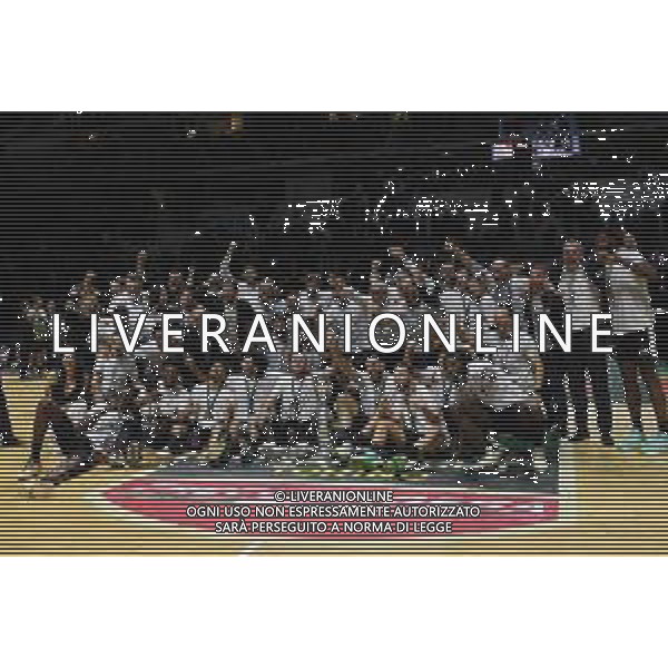 Torino 16.02.2025 Inalpi Arena ©Manuela Viganti/Agenzia Aldo Liverani Final Eight Coppa Italia Basket 2025 Finale EA7 Emporio Armani Milano vs Dolomiti Energia Trentino Nella foto: dolomiti energia trentina vincitore della coppa italia