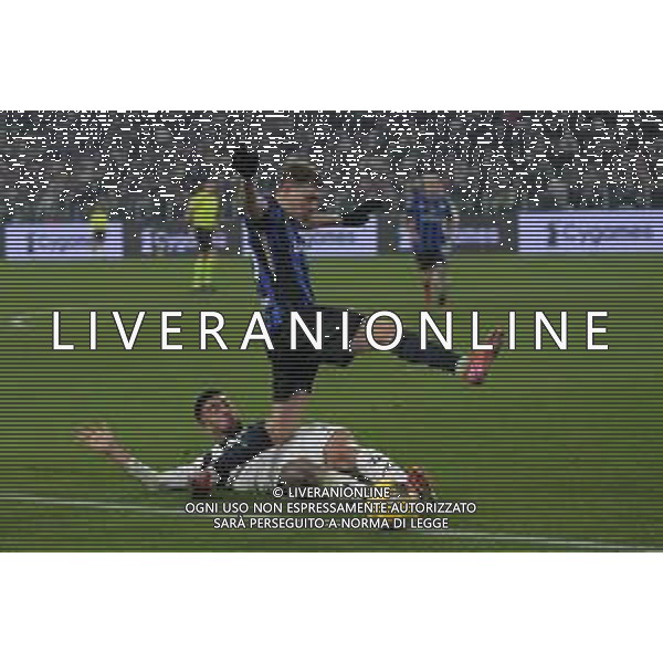 Torino 16.02.2025 Allianz Stadium @Manuela Viganti /Ag. Aldo Liverani sas Juventus vs Inter Campionato Calcio Serie A Enilive 2024/2025 25a giornata Nella foto: nico gonzalez e nicolo’ barella ©Viganti - AGENZIA ALDO LIVERANI SAS
