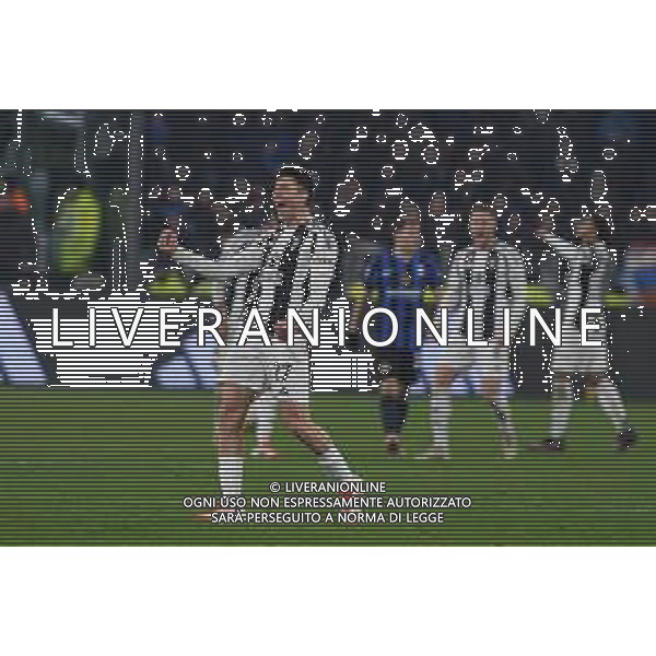 Torino 16.02.2025 Allianz Stadium @Manuela Viganti /Ag. Aldo Liverani sas Juventus vs Inter Campionato Calcio Serie A Enilive 2024/2025 25a giornata Nella foto: esultanza andrea cambiaso a fine gara