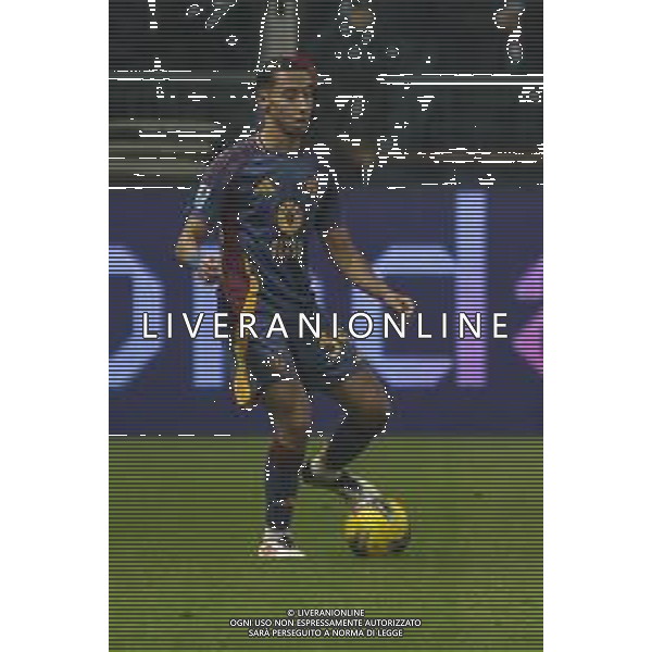 Anass Salah-Eddine of AS Roma play the ball during Parma FC vs AS Roma, 25° Serie A Enilive 2024-25 game at Ennio Tardini stadium in Parma (PR), Italy, on February 16, 2025. (Photo by Davide Casentini)- AGENZIA ALDO LIVERANI SAS