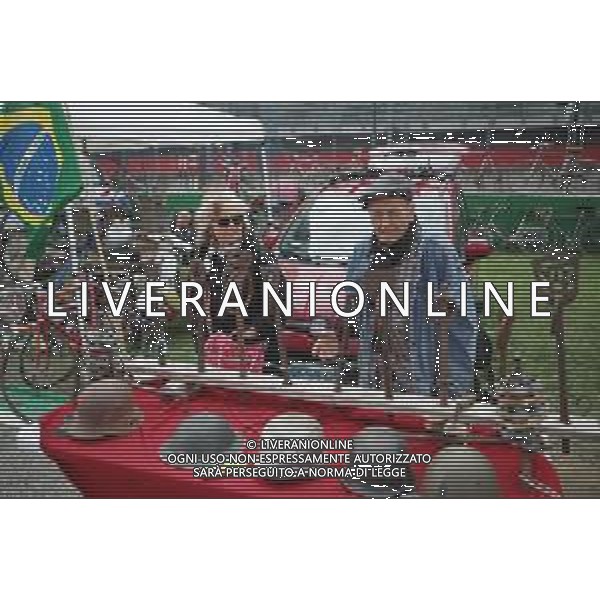 IMOLA 14 09 2024 AUTODROMO ENZO E DINO FERRARI NELLA FOTO MANIFESTAZIONE CRAME TRA LE ULTIME APPARIZIONI IN PUBBLICO SERGIO LANCIERI E LA SUA SIGNORA CON LE SUE \'CAVEJE\' FOTO GIANNI SANNA-AG ALDO LIVERANI SAS