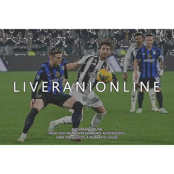 Torino 16.02.2025 Allianz Stadium @Alessandro Falzone /Ag. Aldo Liverani sas Juventus vs Inter Campionato Calcio Serie A Enilive 2024/2025 25a giornata Nella foto: Manuel Locatelli-Zielinski Piotr