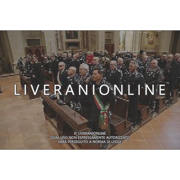 IMOLA 17 02 2025 COMMEMORAZIONE PER capitano dell\'Arma dei Carabinieri GIUSEPPE PULICARI insignito di medaglia d\'oro al valor militare alla memoria. NELLA FOTO SANTA MESSA FOTO GIANNI SANNA-AG ALDO LIVERANI SAS