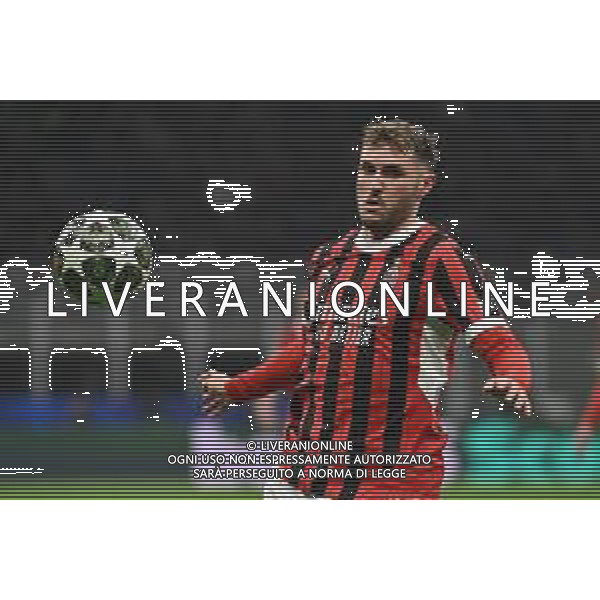 Milan vs Feyenoord nella foto Santiago Gimenez (Milan) Milano 18-02-2025 Stadio Giuseppe Meazza - San Siro UEFA Champions League playoff gara di ritorno foto Roberto Garavaglia/Agenzia Aldo Liverani sas