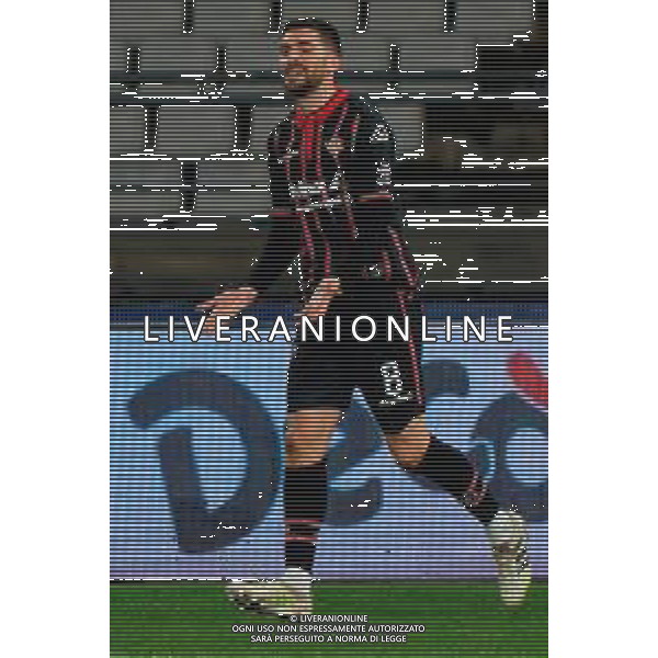 TVEM February 15, 2025 Bari, Italy - SSC Bari vs US Cremonese - Italian soccer serie B 2024/25 - San Nicola Stadium. In the pic: Mattia Valoti of US Cremonese celebrates after scoring a goal foto emmanuele mastodonato-ag aldo liverani sas