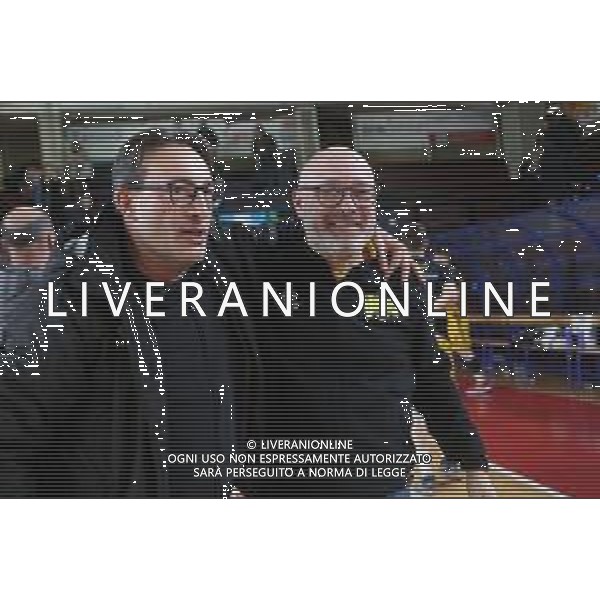 IMOLA 19 02 2025 NEUPHARMA VIRTUS IMOLA-CIVITUS ALLIANZ VICENZA SERIE B1 79-65 NELLA FOTO DA DESTRA GIANLUIGI GALETTI NEUPHARMA VIRTUS IMOLA E DAVIDE FIUMI PRESIDENTE NEUPHARMA VIRTUS IMOLA ©SANNA - AGENZIA ALDO LIVERANI SAS