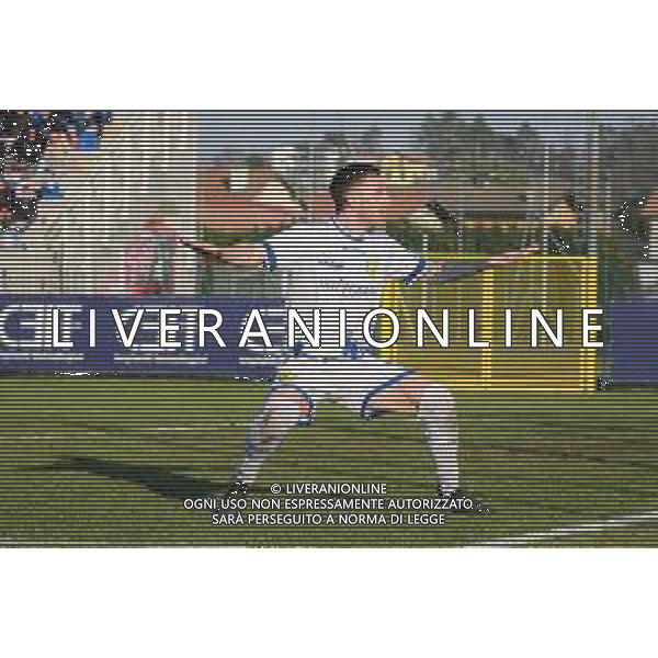 Alessio De Cerchio del ChievoVerona esulta dopo il gol Varesina vs ChievoVerona Venegono Superiore 29-01-2025 Varesina Stadium Venticinquesima giornata campionato Serie D girone B foto Ricky Monteiro Martins/Agenzia Liverani sas- AGENZIA ALDO LIVERANI SAS