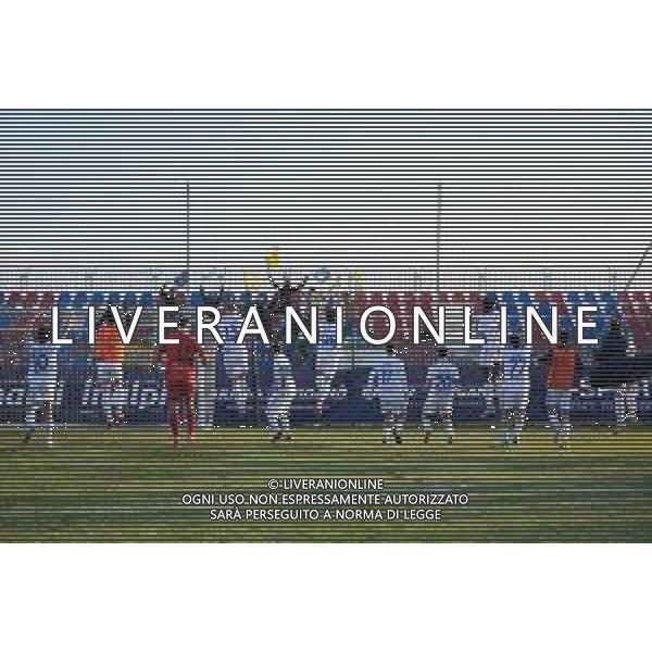 Il ChievoVerona sotto il settore ospiti Varesina vs ChievoVerona Venegono Superiore 29-01-2025 Varesina Stadium Venticinquesima giornata campionato Serie D girone B foto Ricky Monteiro Martins/Agenzia Liverani sas- AGENZIA ALDO LIVERANI SAS