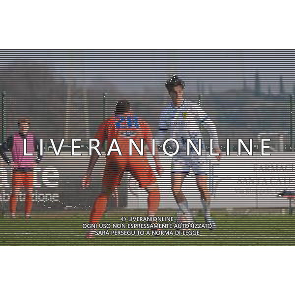 Davide Ruffato del ChievoVerona e Panatti Michel dell’Ospitaletto ChievoVerona vs Ospitaletto Verona 16-02-2025 Stadio Comunale Sona Ventottesima giornata campionato Serie D foto Ricky Monteiro Martins/Agenzia Liverani sas- AGENZIA ALDO LIVERANI SAS