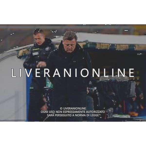 TVEM February 21, 2025 Lecce, Italy - US Lecce vs Udinese Calcio - Italian soccer serie A 2024/25 - Via Del Mare Stadium. In the pic: coach Kosta Runjaic of Udinese Calcio foto emmanuele mastrodonato-ag aldo liverani sas