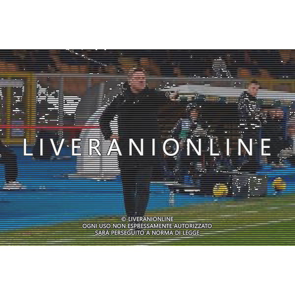 TVEM February 21, 2025 Lecce, Italy - US Lecce vs Udinese Calcio - Italian soccer serie A 2024/25 - Via Del Mare Stadium. In the pic: coach Kosta Runjaic of Udinese Calcio foto emmanuele mastrodonato-ag aldo liverani sas