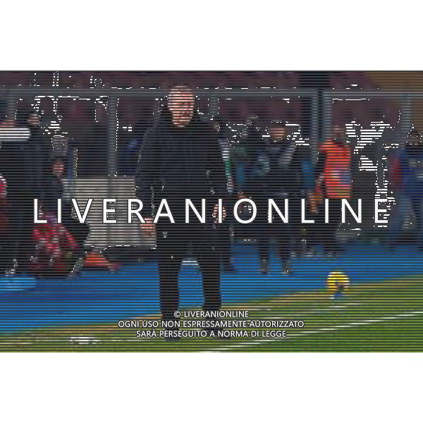 TVEM February 21, 2025 Lecce, Italy - US Lecce vs Udinese Calcio - Italian soccer serie A 2024/25 - Via Del Mare Stadium. In the pic: coach Marco Giampaolo of US Lecce foto emmanuele mastrodonato-ag aldo liverani sas