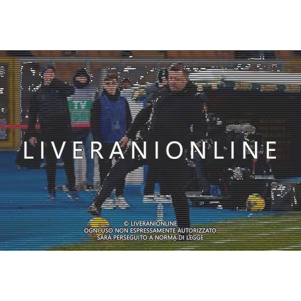 TVEM February 21, 2025 Lecce, Italy - US Lecce vs Udinese Calcio - Italian soccer serie A 2024/25 - Via Del Mare Stadium. In the pic: coach Kosta Runjaic of Udinese Calcio foto emmanuele mastrodonato-ag aldo liverani sas