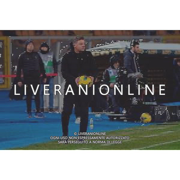 TVEM February 21, 2025 Lecce, Italy - US Lecce vs Udinese Calcio - Italian soccer serie A 2024/25 - Via Del Mare Stadium. In the pic: coach Kosta Runjaic of Udinese Calcio foto emmanuele mastrodonato-ag aldo liverani sas