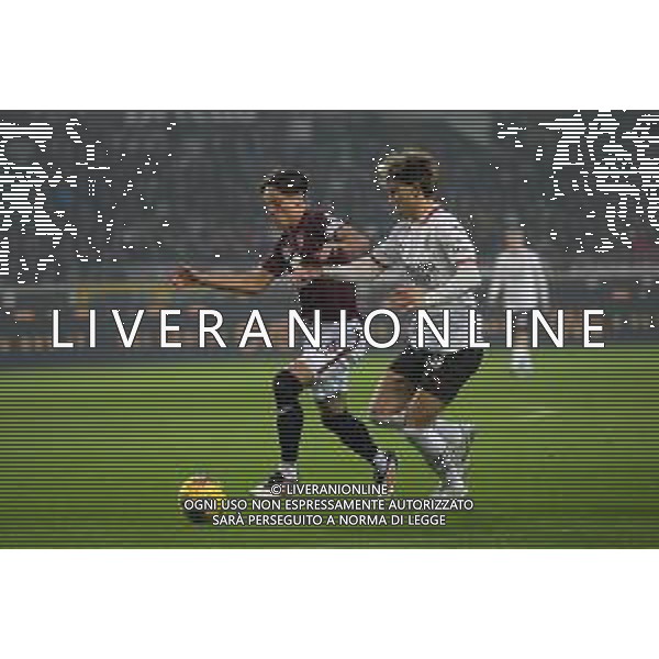 Torino 22.02.25 Stadio Grande Torino @Manuela Viganti/Ag. Aldo Liverani sas Torino vs Milan Campionato Calcio Serie A Enilive 2024/2025 26a giornata Nella foto: samuele ricci e joao felix ©Viganti - AG ALDO LIVERANI SAS