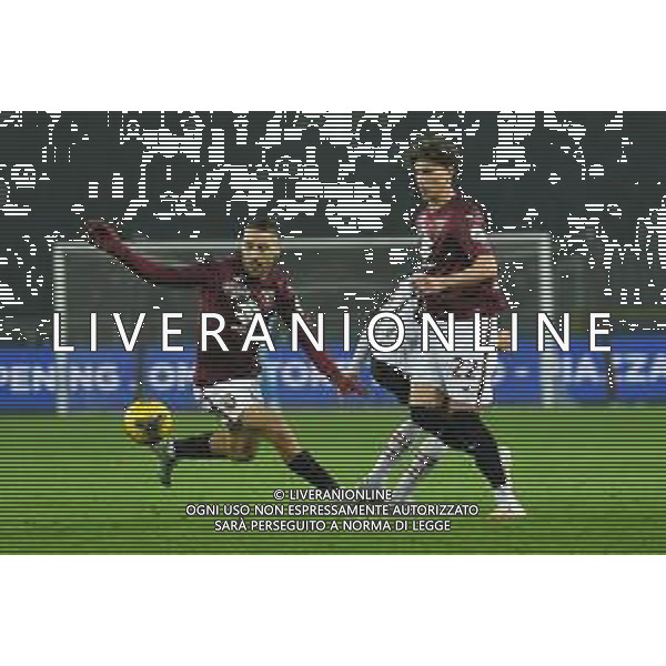 Torino 22.02.25 Stadio Grande Torino @Manuela Viganti/Ag. Aldo Liverani sas Torino vs Milan Campionato Calcio Serie A Enilive 2024/2025 26a giornata Nella foto: Nikola Vlasic-Cesare Casadei ©Viganti - AG ALDO LIVERANI SAS