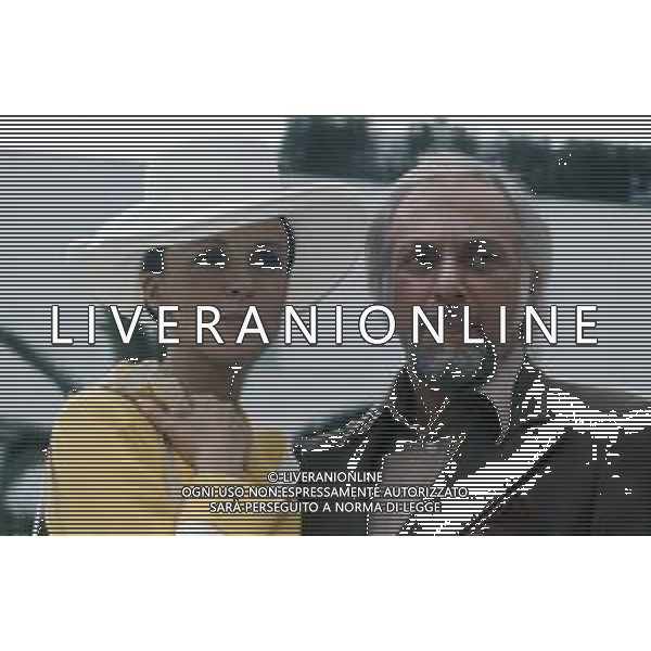 DIAP-RETROSPETTIVA CLAIRE BLOOM ATTRICE NELLA FOTO CLAIRE BLOOM CON HILLARD HELKINS ARCH.GIOVANNI LIVERANI -AG ALDO LIVERANI SAS