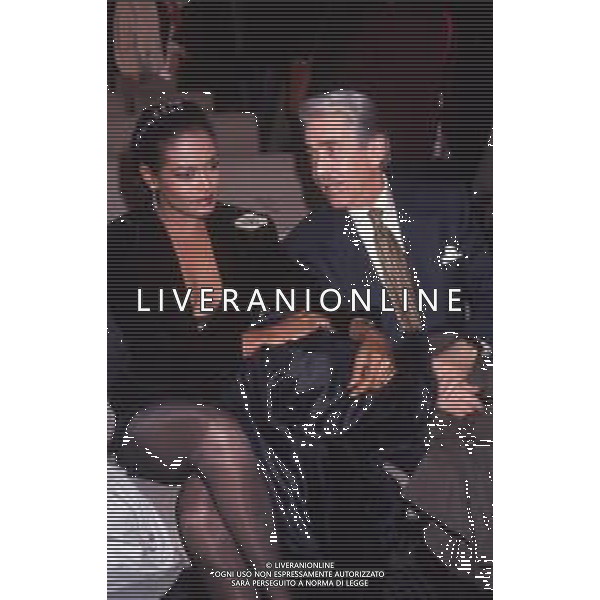DIAP-RETROSPETTIVA ZEUDI ARAYA ATTRICE NELLA FOTO ZEUDI ARAYA CON FRANCO CRISTALDI NELL\'ANNO 1989 A CANNES AG ALDO LIVERANI SAS 