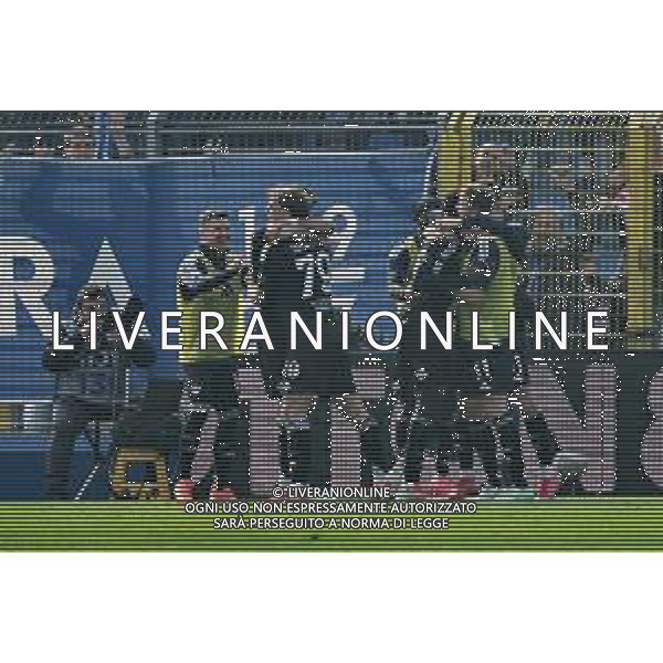 TVRG Como vs Napoli nella foto giocatori Como esultanza dopo il gol del 2 a 1 Como 23-02-2025 Stadio Giuseppe Sinigaglia Campionato Serie A Enilive - 26a giornata foto Roberto Garavaglia/Agenzia Aldo Liverani sas