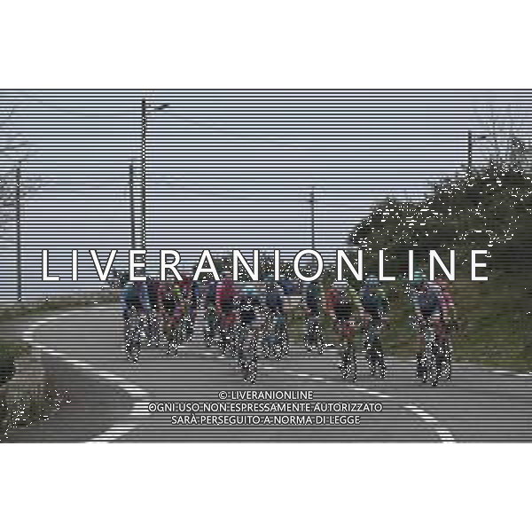 23-02-2025 Tour Des Alpes Maritimes; Tappa 02 Villefranche Sur Mer - Vence; 2025, Bahrain - Victorious; Martinez, Lenny; Col D\'eze; ©SIROTTI - AGENZIA ALDO LIVERANI SAS