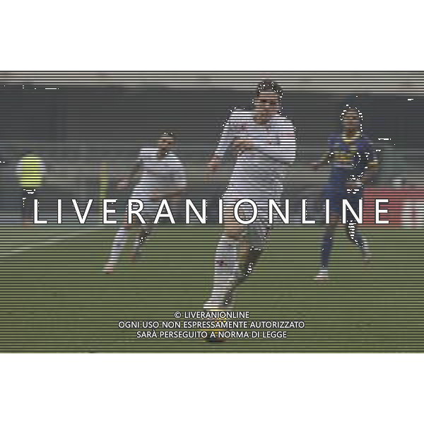 Nicolo’ Zaniolo of ACF Fiorentina play the ball during Hellas Verona FC vs ACF Fiorentina, 26° Serie A Enilive 2024-25 game at Marcantonio Bentegodi stadium in Verona (VR), Italy, on February 23, 2025. (Photo by Davide Casentini)- AGENZIA ALDO LIVERANI SAS