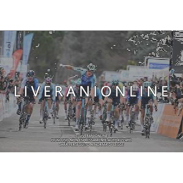 23-02-2025 Tour Des Alpes Maritimes; Tappa 02 Villefranche Sur Mer - Vence; 2025, Decathlon - Ag2r La Mondiale; Godon, Dorian; Vence; ©SIROTTI - AGENZIA ALDO LIVERANI SAS