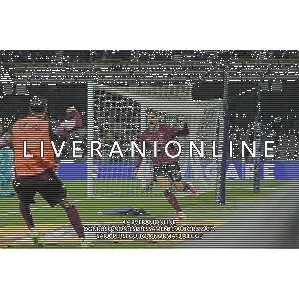 23 02 2025 - Salerno. Stadio Arechi. Campionato Serie B. Salernitana-Frosinone Nella foto esultanza di paolo ghiglione dopo gol 1-1 Foto Giuseppe Cuozzo/Agenzia Liverani- AGENZIA ALDO LIVERANI SAS