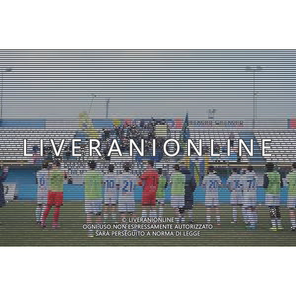 I giocatori del ChievoVerona al termine della partita Pro Sesto vs ChievoVerona Sesto San Giovanni 23-02-2025 Stadio Ernesto Breda Ventinovesima giornata campionato Serie D foto Ricky Monteiro Martins/Agenzia Liverani sas- AGENZIA ALDO LIVERANI SAS