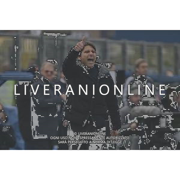 TVRG Como vs Napoli nella foto Antonio Conte allenatore Napoli Como 23-02-2025 Stadio Giuseppe Sinigaglia Campionato Serie A Enilive - 26a giornata foto Roberto Garavaglia/Agenzia Aldo Liverani sas