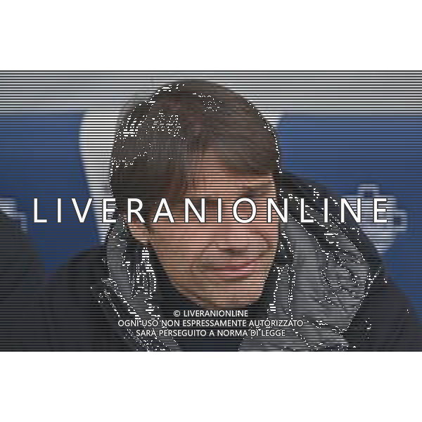 TVRG Como vs Napoli nella foto Antonio Conte allenatore Napoli Como 23-02-2025 Stadio Giuseppe Sinigaglia Campionato Serie A Enilive - 26a giornata foto Roberto Garavaglia/Agenzia Aldo Liverani sas