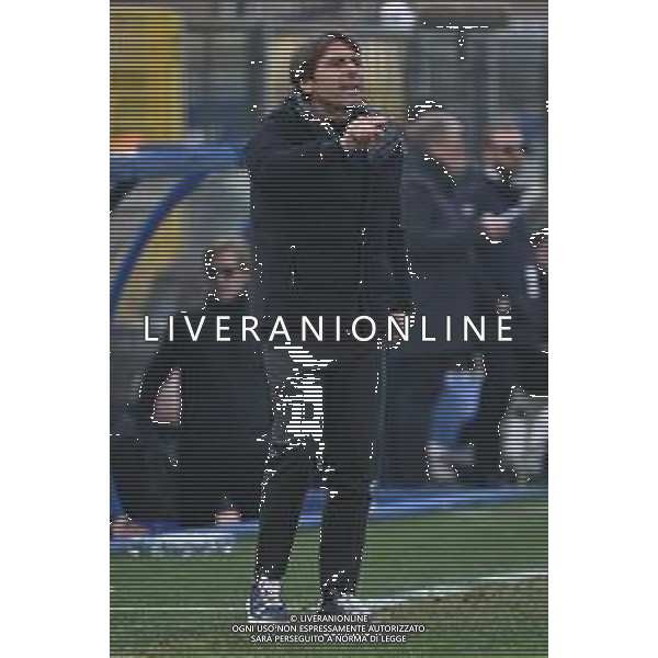 TVRG Como vs Napoli nella foto Antonio Conte allenatore Napoli Como 23-02-2025 Stadio Giuseppe Sinigaglia Campionato Serie A Enilive - 26a giornata foto Roberto Garavaglia/Agenzia Aldo Liverani sas