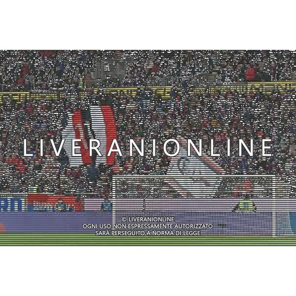 23-2-2025. Cagliari calcio-Juventus F.C., 26° giornata Serie A calcio Italia 2024/2025, stadio Unipol Domus Cagliari. Foto Salvatore Moi/Agenzia Aldo Liverani s.as. Nella foto: Tifosi del Cagliari calcio in curva sud dello stadio Unipol Domus. ©MOI SALVATORE - AGENZIA ALDO LIVERANI SAS