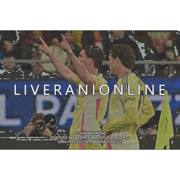 23-2-2025. Cagliari calcio-Juventus F.C., 26° giornata Serie A calcio Italia 2024/20255, stadio Unipol Domus Cagliari. Foto Salvatore Moi/Agenzia Aldo Liverani s.as. Nella foto: Gol ed esultanza Juventus contro Cagliari in trasferta allo stadio Unipol Domus. Segna: Dusan Vlahovic Juventus ©MOI SALVATORE - AGENZIA ALDO LIVERANI SAS