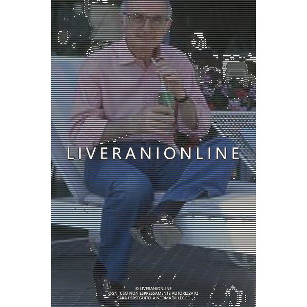DIAP-RETROSPETTIVA ANTONIO LUBRANO GIORNALISTA E CONDUTTORE TELEVISIVO NELLA FOTO ANTONIO LUBRANO NELL\'ANNO 1989 AG ALDO LIVERANI SAS