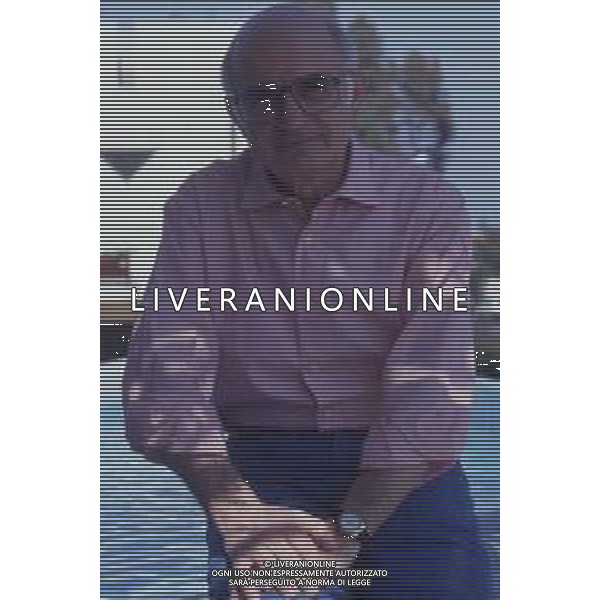 DIAP-RETROSPETTIVA ANTONIO LUBRANO GIORNALISTA E CONDUTTORE TELEVISIVO NELLA FOTO ANTONIO LUBRANO NELL\'ANNO 1989 AG ALDO LIVERANI SAS