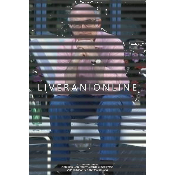 DIAP-RETROSPETTIVA ANTONIO LUBRANO GIORNALISTA E CONDUTTORE TELEVISIVO NELLA FOTO ANTONIO LUBRANO NELL\'ANNO 1989 AG ALDO LIVERANI SAS