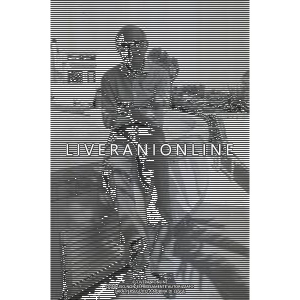 NEG-RETROSPETTIVA ANTONIO LUBRANO GIORNALISTA E CONDUTTORE TELEVISIVO NELLA FOTO ANTONIO LUBRANO NELL\'ANNO 1989 AG ALDO LIVERANI SAS