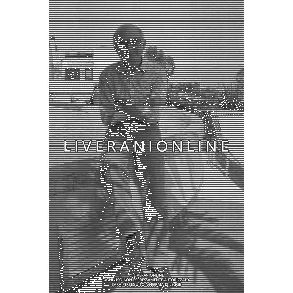 NEG-RETROSPETTIVA ANTONIO LUBRANO GIORNALISTA E CONDUTTORE TELEVISIVO NELLA FOTO ANTONIO LUBRANO NELL\'ANNO 1989 AG ALDO LIVERANI SAS