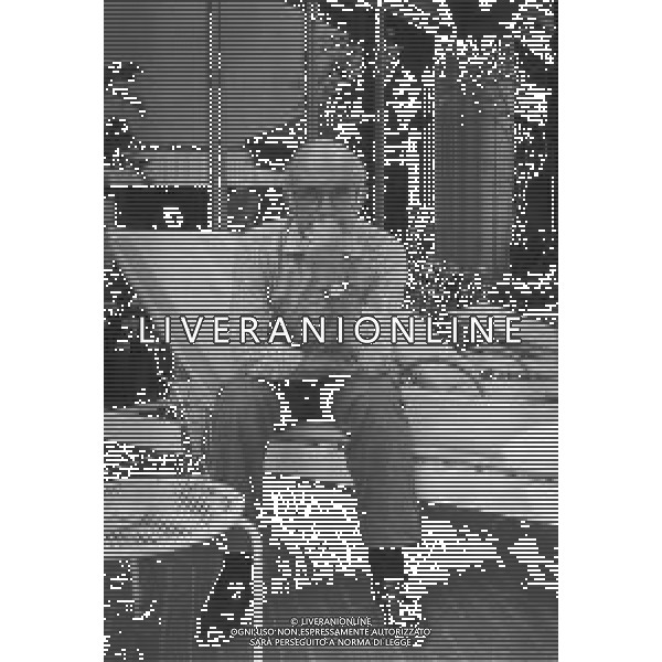 NEG-RETROSPETTIVA ANTONIO LUBRANO GIORNALISTA E CONDUTTORE TELEVISIVO NELLA FOTO ANTONIO LUBRANO NELL\'ANNO 1989 AG ALDO LIVERANI SAS