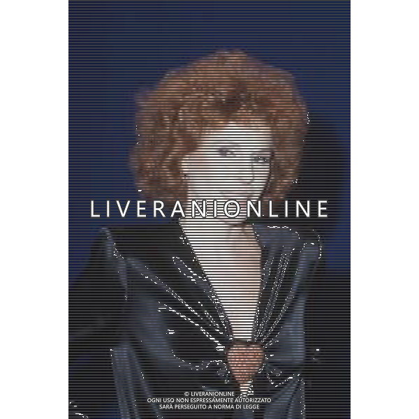 DIA- RETROSPETTIVA ORNELLA VANONI CANTANTE NELLA FOTO ORNELLA VANONI NELL’ANNO 1984 ©EDGARDO DELLA SCORCIOSA - AG ALDO LIVERANI SAS