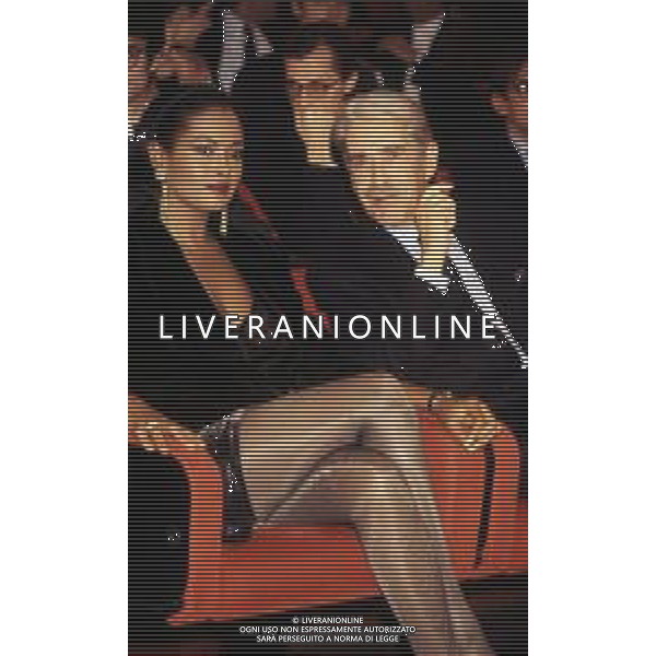 DIAP-RETROSPETTIVA ZEUDI ARAYA ATTRICE NELLA FOTO ZEUDI ARAYA NELL\'ANNO 1990 CON FRANCO CRISTALDI AG ALDO LIVERANI SAS 