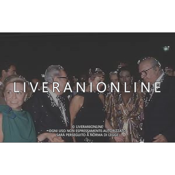 DIAP- RETROSPETTIVA ZEUDI ARAYA ATTRICE NELLA FOTO ZEUDI ARAYA CON FEDERICO FELLINI GIULIETTA MASINA E GIANLUIGI RONDI  A VENEZIA AG ALDO LIVERANI SAS