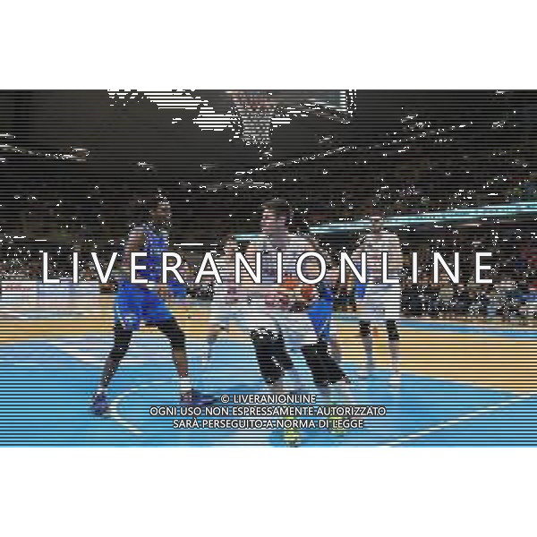 Reggio Calabria 23/02/2025 PalaCalafiore. Qualificazioni EuroBasket 2025 Italia vs Ungheria. In foto Keller Ungheria e Akele Italia Foto Pasquale Garreffa/Agenzia Liverani Sas AGENZIA ALDO LIVERANI SAS